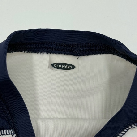 Old Navy Rashguard Swim Top Trunks Toddler Boys Swim Set Dinosaur 4T Blue White - Picture 7 of 16